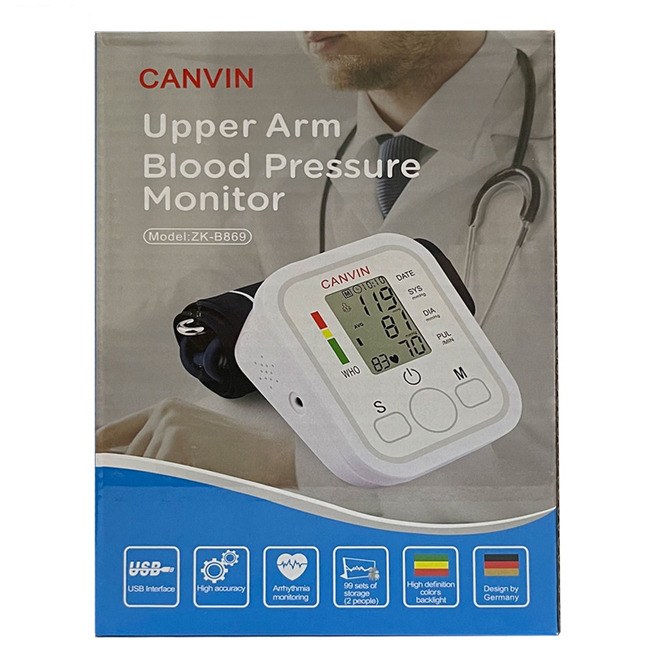 فشارسنج بازویی کنوین مدل ZK-B869