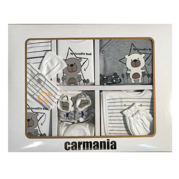 ست 19 تکه لباس نوزاد کارمانیا طرح گلدوزی