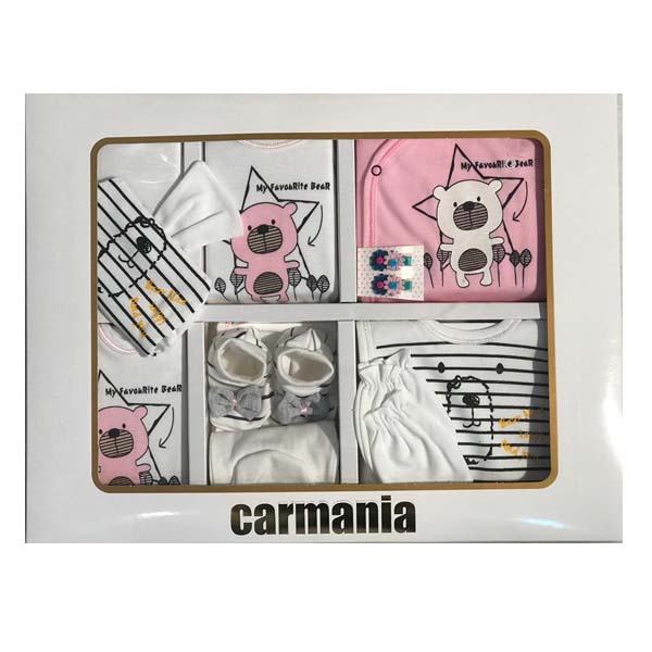 ست 19 تکه لباس نوزاد کارمانیا طرح گلدوزی