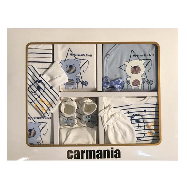 ست 19 تکه لباس نوزاد کارمانیا طرح گلدوزی