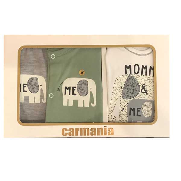 ست 5 تکه لباس نوزاد کارمانیا طرح 0043