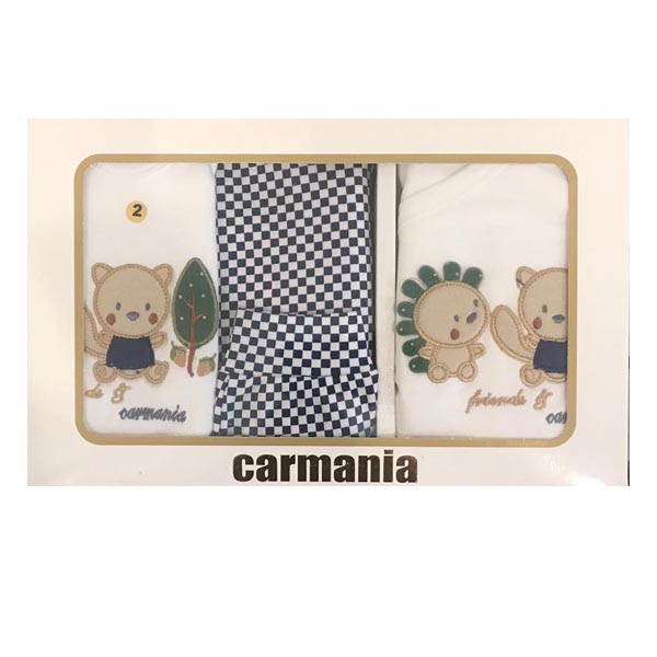 ست لباس نوزادی 5 تکه کارمانیا طرح گلدوزی 0060