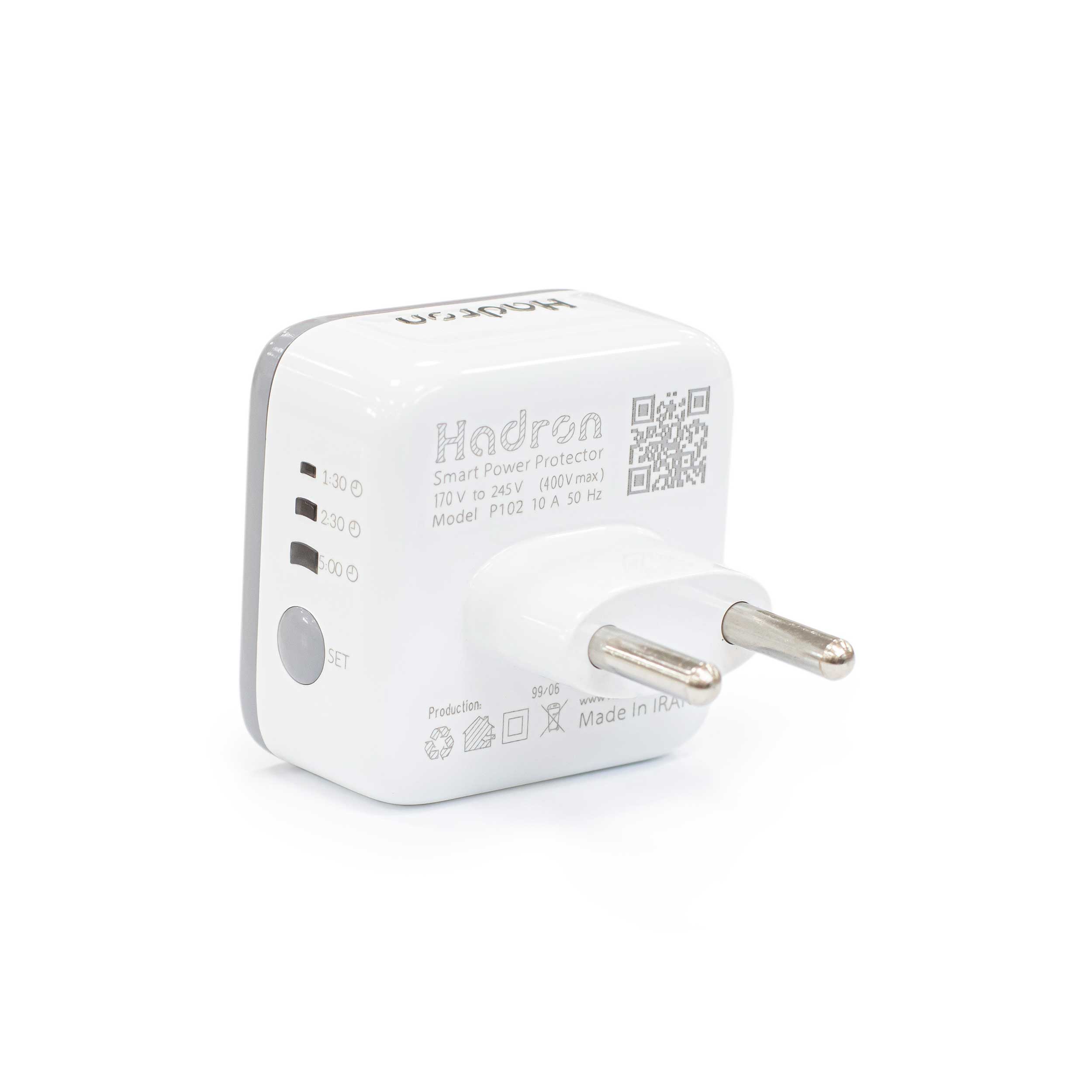 محافظ برق هوشمند تایمردار هادرون مدل P102 محافظ برق هوشمند تایمردار هادرون مدل P102