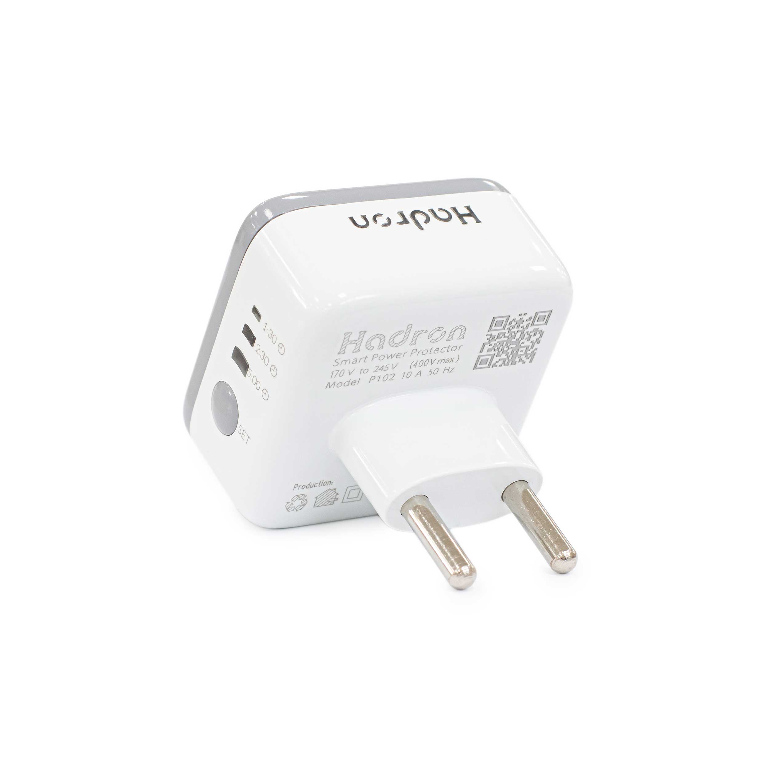 محافظ برق هوشمند تایمردار هادرون مدل P102 محافظ برق هوشمند تایمردار هادرون مدل P102