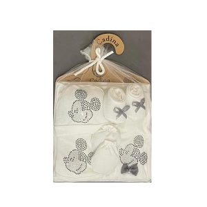 ست بیمارستانی ۸ تکه نوزادی طرح c0034